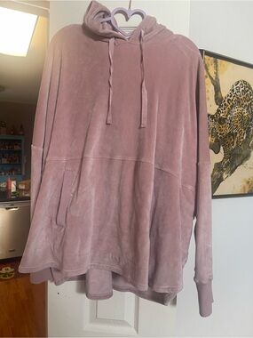 Donna Karan Plush Hooded Pullover and pants set xl